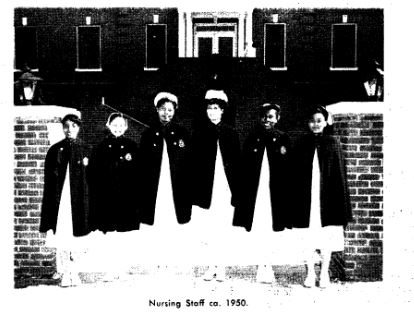 Community Hospital Nursing Staff 1950